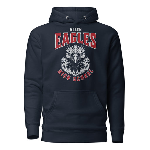 Allen High School Eagles Premium Navy Blue Hoodie 202