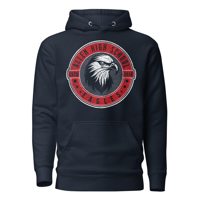 Allen High School Eagles Premium Navy Blue Hoodie 207