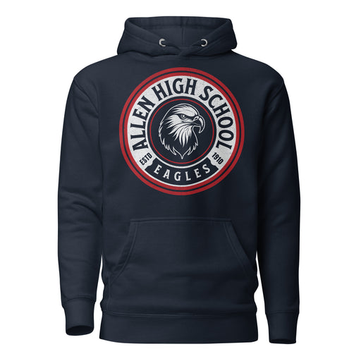 Allen High School Eagles Premium Navy Blue Hoodie 208