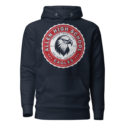 Allen High School Eagles Premium Navy Blue Hoodie 209