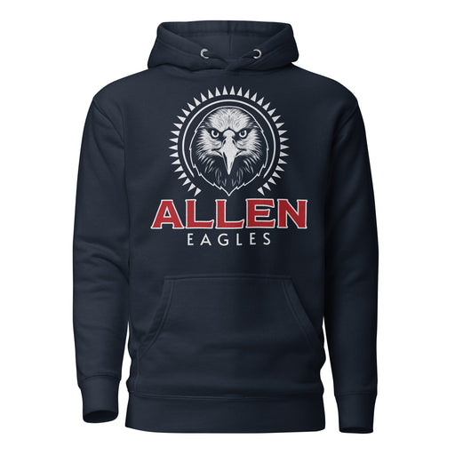 Allen High School Eagles Premium Navy Blue Hoodie 217