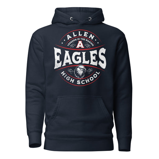 Allen High School Eagles Premium Navy Blue Hoodie 219