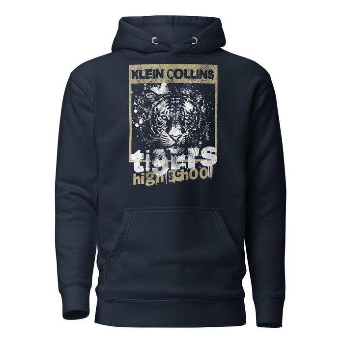 Klein Collins High School Tigers Premium Navy Unisex Hoodie 202