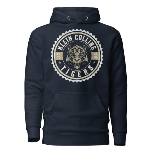 Klein Collins High School Tigers Premium Navy Unisex Hoodie 207