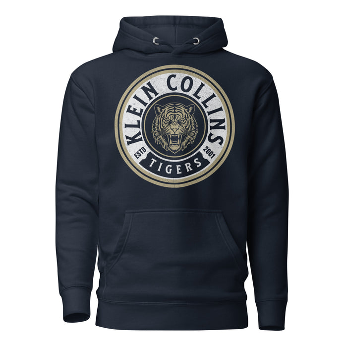 Klein Collins High School Tigers Premium Navy Unisex Hoodie 208