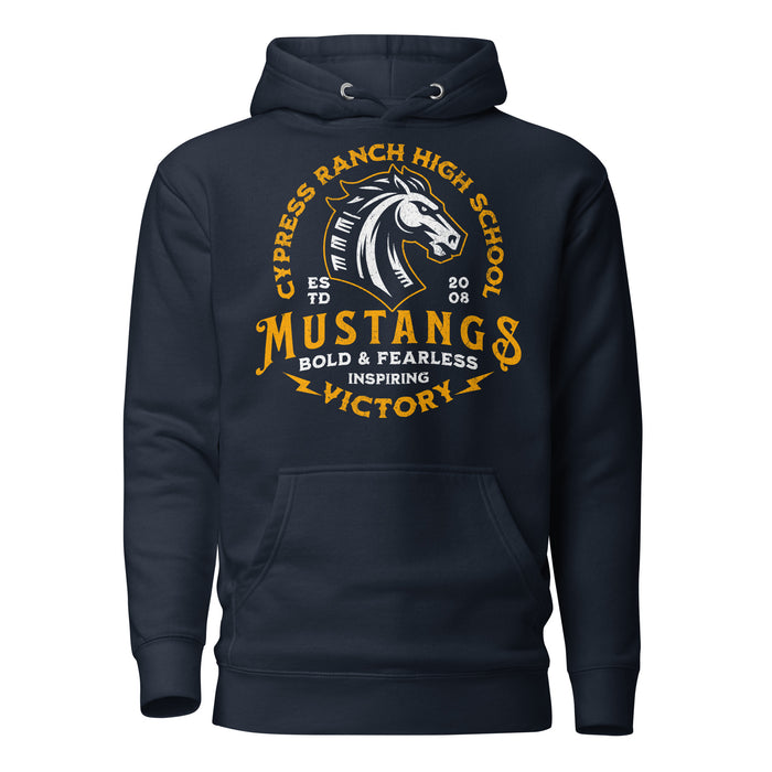 Cypress Ranch High School Mustangs Navy Premium Unisex Hoodie 207