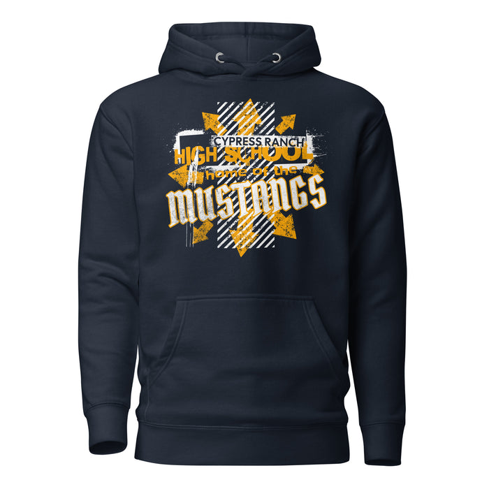 Cypress Ranch High School Mustangs Navy Premium Unisex Hoodie 211