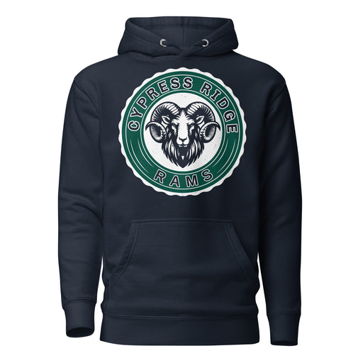 Cypress Ridge High School Rams Navy Premium Unisex Hoodie 216