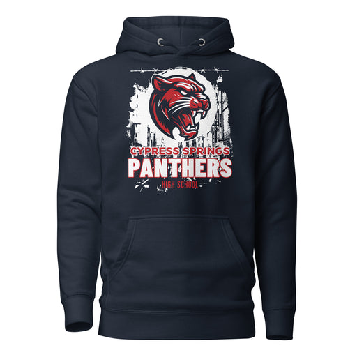 Cypress Springs High School Panthers Navy Premium Unisex T-shirt 202