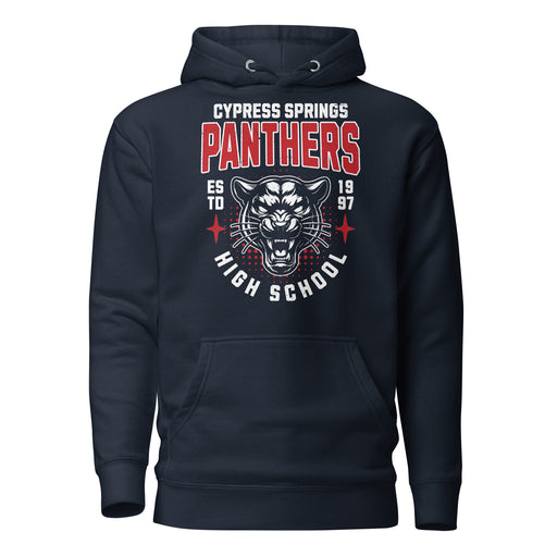 Cypress Springs High School Panthers Navy Premium Unisex T-shirt 204