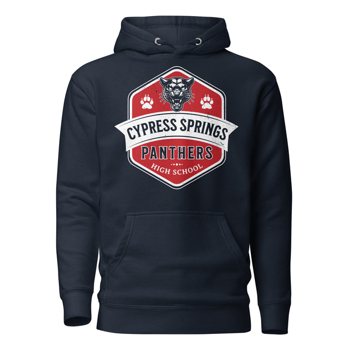 Cypress Springs High School Panthers Navy Premium Unisex T-shirt 209