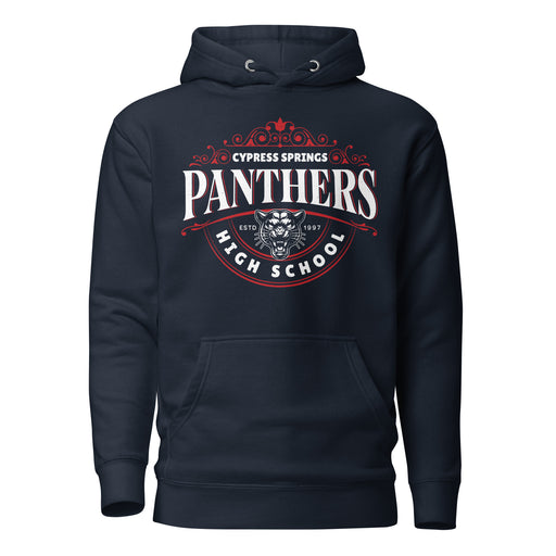 Cypress Springs High School Panthers Navy Premium Unisex T-shirt 211