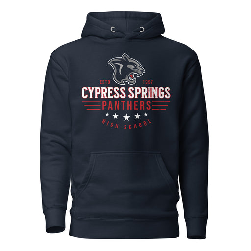 Cypress Springs High School Panthers Navy Premium Unisex T-shirt 217