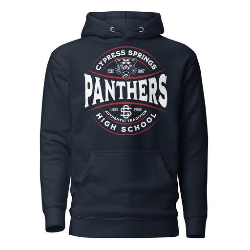 Cypress Springs High School Panthers Navy Premium Unisex T-shirt 218