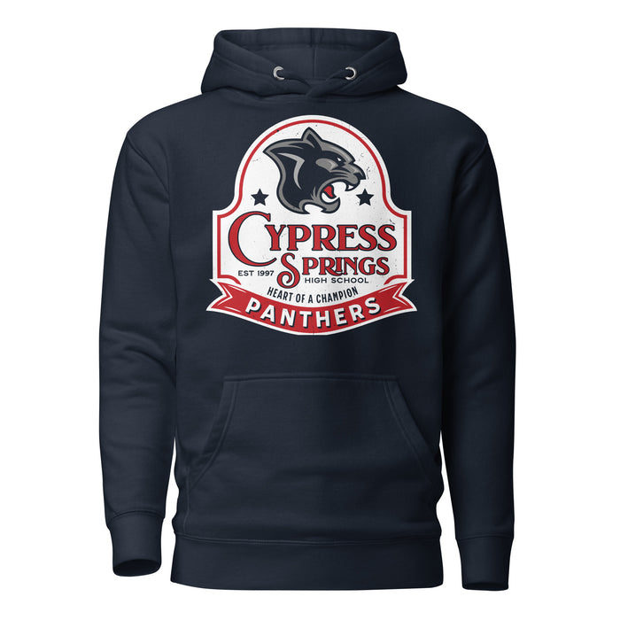 Cypress Springs High School Panthers Navy Premium Unisex T-shirt 219