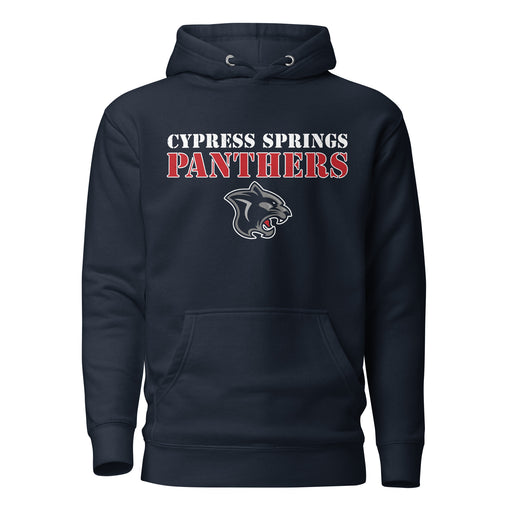 Cypress Springs High School Panthers Navy Premium Unisex T-shirt 221