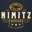 Close-up view of Nimitz High School Cougars Navy Blue Premium Unisex Hoodie 217