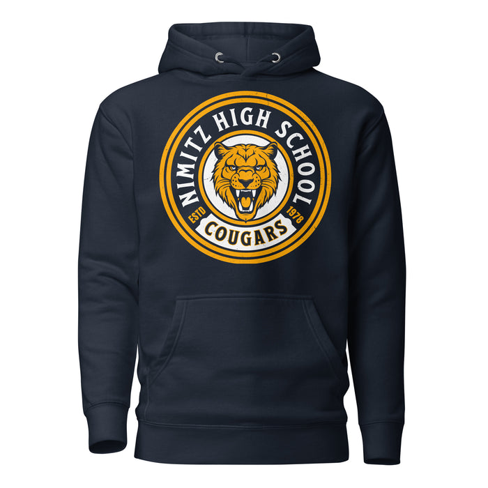 Nimitz High School Cougars Navy Blue Premium Unisex Hoodie 220