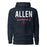 Allen High School Eagles Premium Navy Blue Hoodie 003