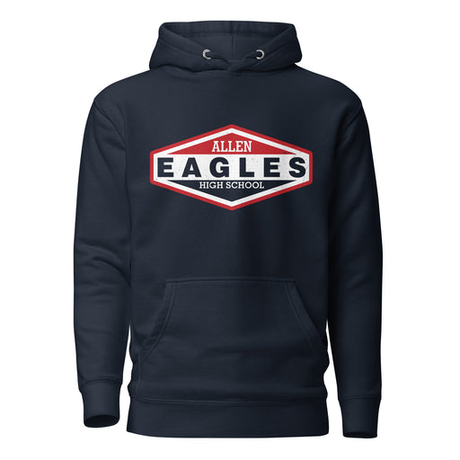 Allen High School Eagles Premium Navy Blue Hoodie 009