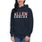 Woman wearing Allen High School Eagles Premium Navy Blue Hoodie 010