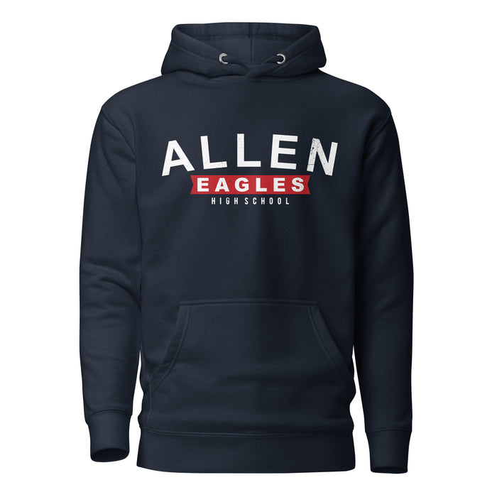 Allen High School Eagles Premium Navy Blue Hoodie 024