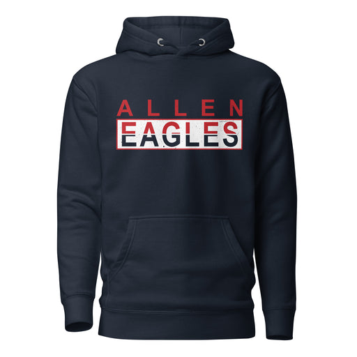 Allen High School Eagles Premium Navy Blue Hoodie 031