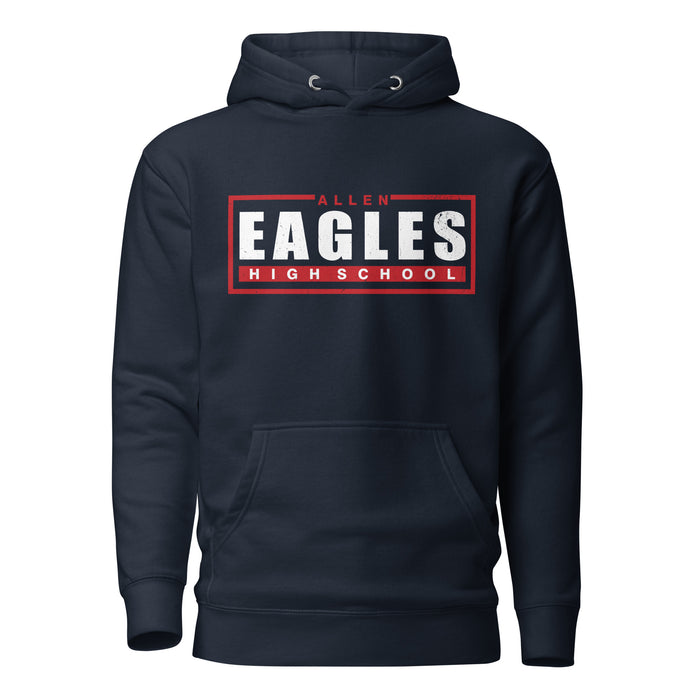 Allen High School Eagles Premium Navy Blue Hoodie 049