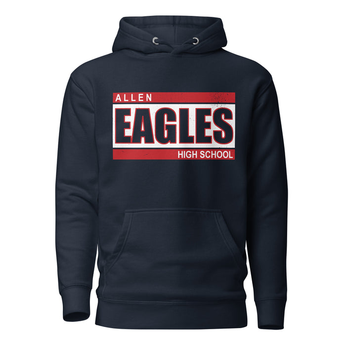 Allen High School Eagles Premium Navy Blue Hoodie 098