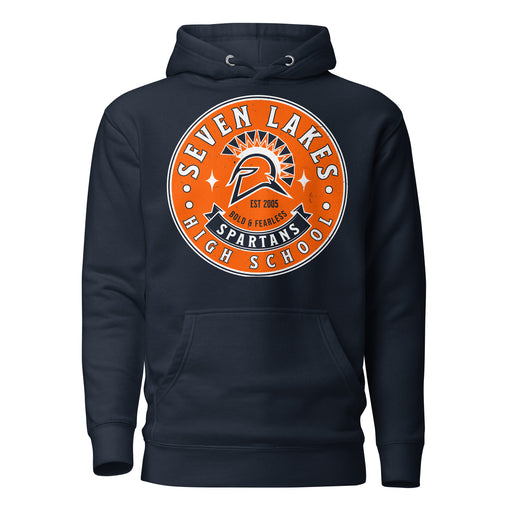 Seven Lakes High School Spartans Navy Premium Unisex Hoodie 215