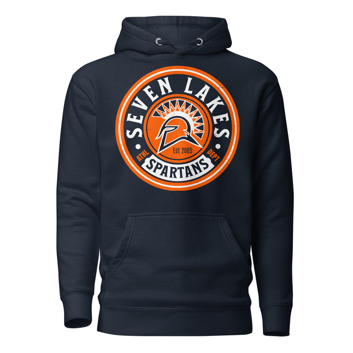 Seven Lakes High School Spartans Navy Premium Unisex Hoodie 220