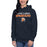 Woman wearing Seven Lakes High School Spartans Navy Premium Unisex Hoodie 222