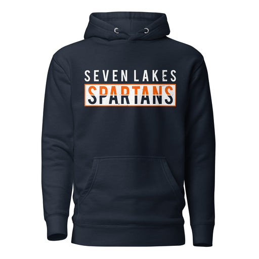 Seven Lakes High School Spartans Navy Premium Unisex Hoodie 031