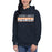 Woman wearing Seven Lakes High School Spartans Navy Premium Unisex Hoodie 031