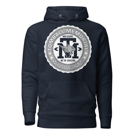 Tomball Memorial High School Wildcats Navy Premium Unisex Hoodie 216