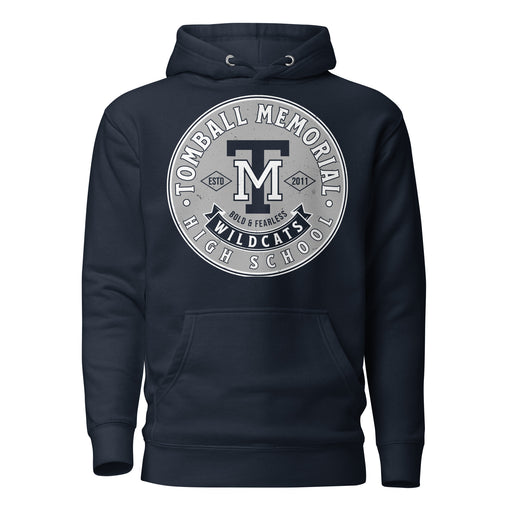 Tomball Memorial High School Wildcats Navy Premium Unisex Hoodie 215