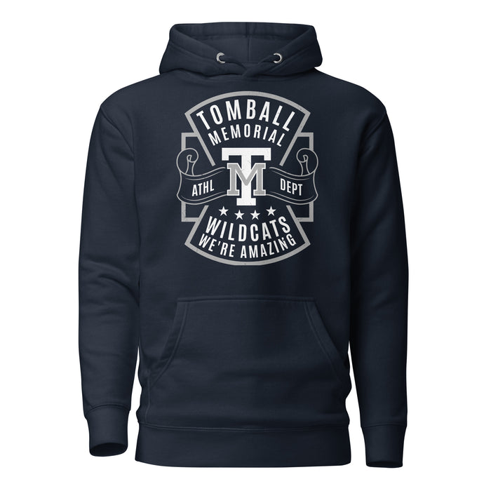 Tomball Memorial High School Wildcats Navy Premium Unisex Hoodie 207