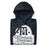 Neatly folded view of Tomball Memorial High School Wildcats Navy Premium Unisex Hoodie 219