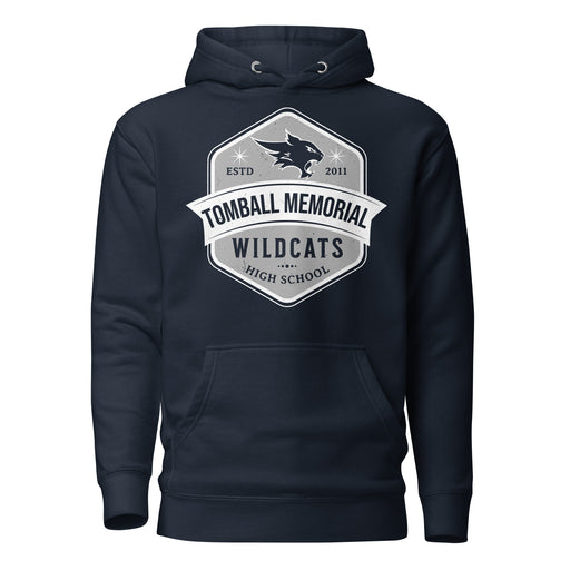 Tomball Memorial High School Wildcats Navy Premium Unisex Hoodie 209