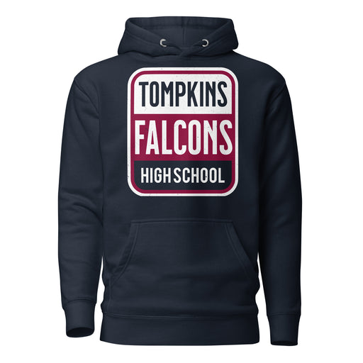 Tompkins High School Falcons Navy Premium Unisex Hoodie 001