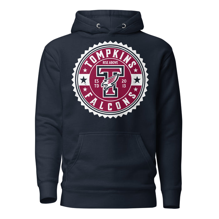 Tompkins High School Falcons Navy Premium Unisex Hoodie 203