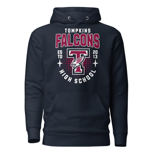 Tompkins High School Falcons Navy Premium Unisex Hoodie 204