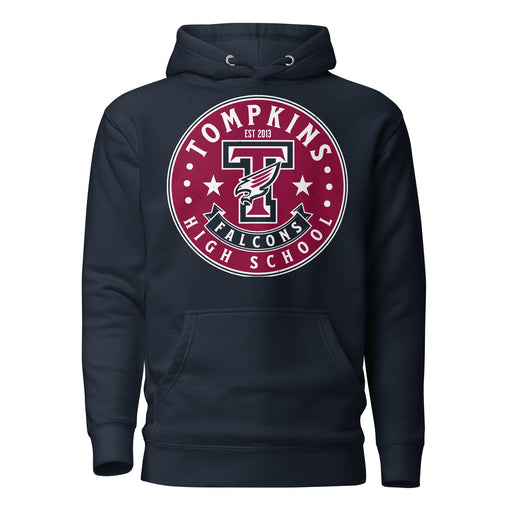 Tompkins High School Falcons Navy Premium Unisex Hoodie 215