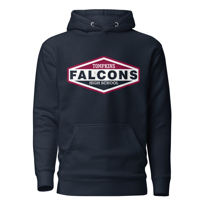 Tompkins High School Falcons Navy Premium Unisex Hoodie 009