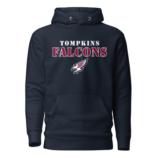 Tompkins High School Falcons Navy Premium Unisex Hoodie 222