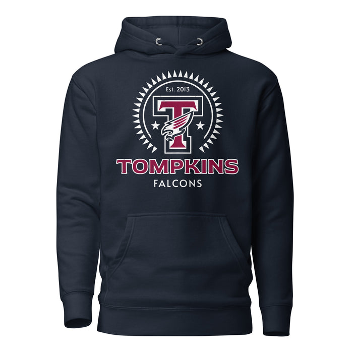 Tompkins High School Falcons Navy Premium Unisex Hoodie 226