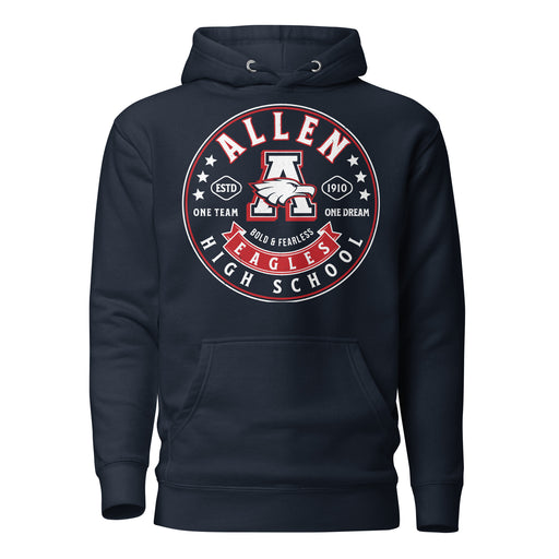 Allen High School Eagles Premium Navy Blue Unisex Hoodie 220