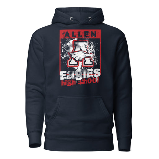 Allen High School Eagles Premium Navy Blue Unisex Hoodie 210