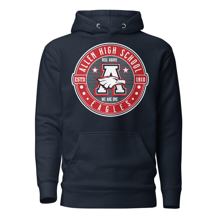 Allen High School Eagles Premium Navy Blue Unisex Hoodie 207