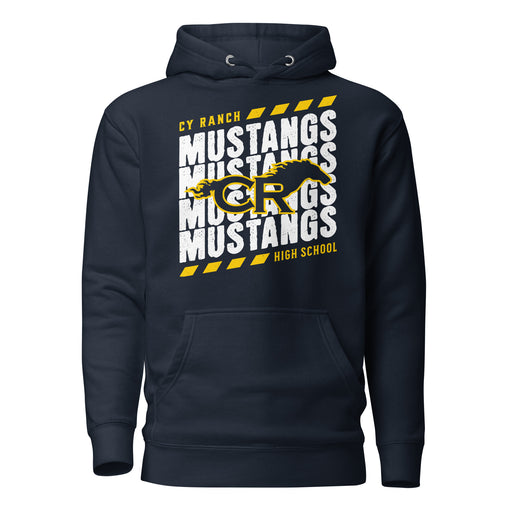 Cypress Ranch High School Mustangs Navy Premium Unisex Hoodie 223